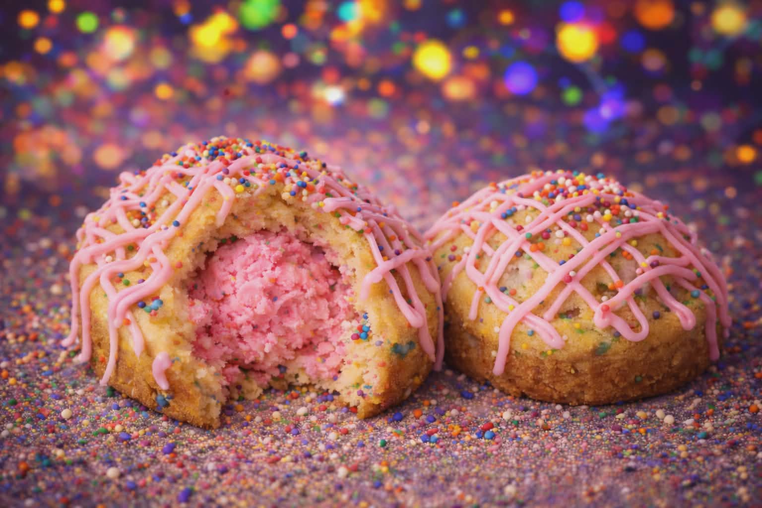 Cotton Candy Cake Pop Cookie (Pink)