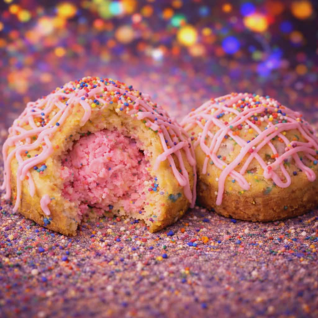 Cotton Candy Cake Pop Cookie (Pink)