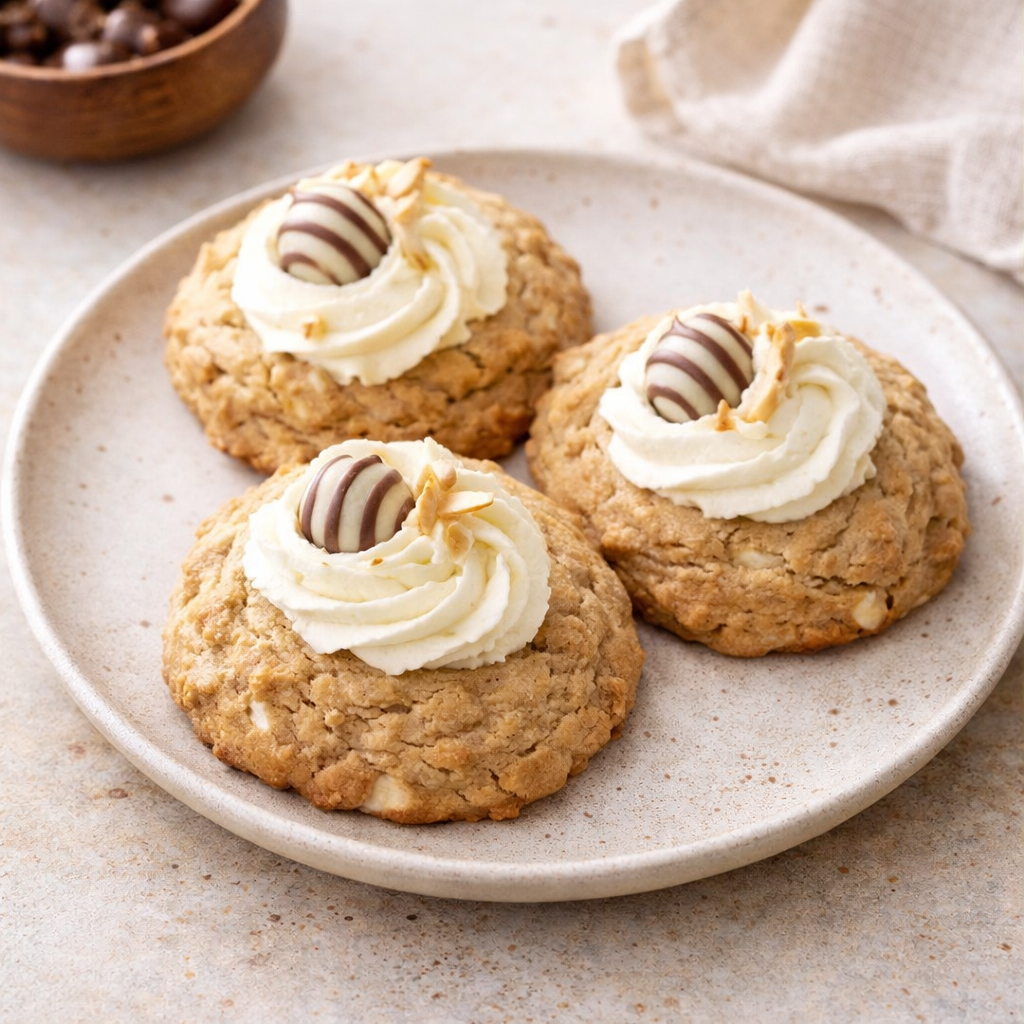 Banana Eggnog Cookies