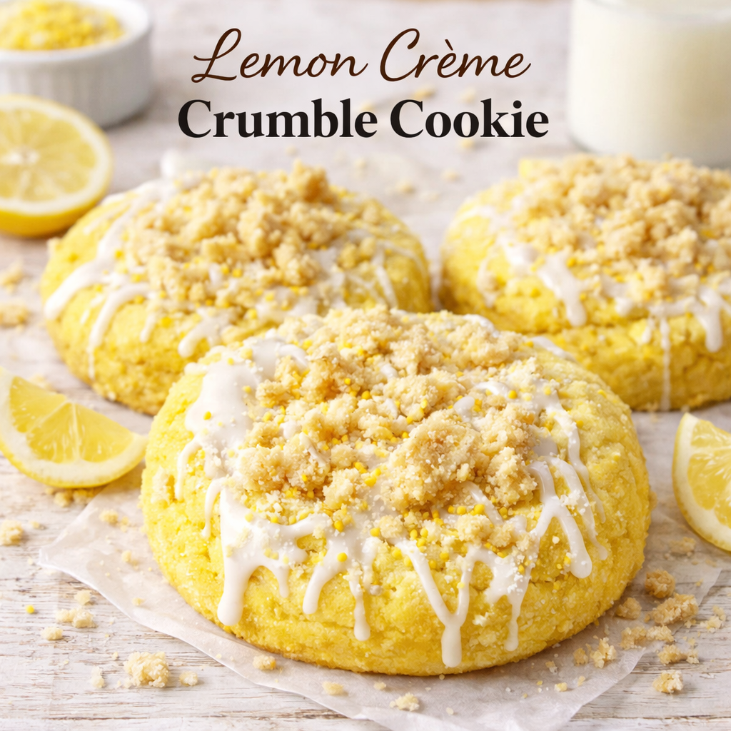Lemon Crème Crumble Cookie | 5+ oz Gourmet Bakery Cookie