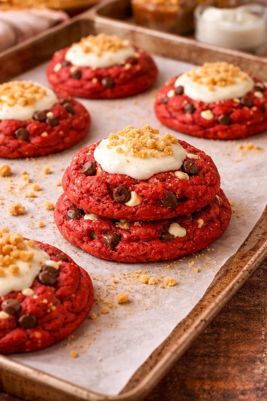 The Crimson Crunch Cookie 🏈