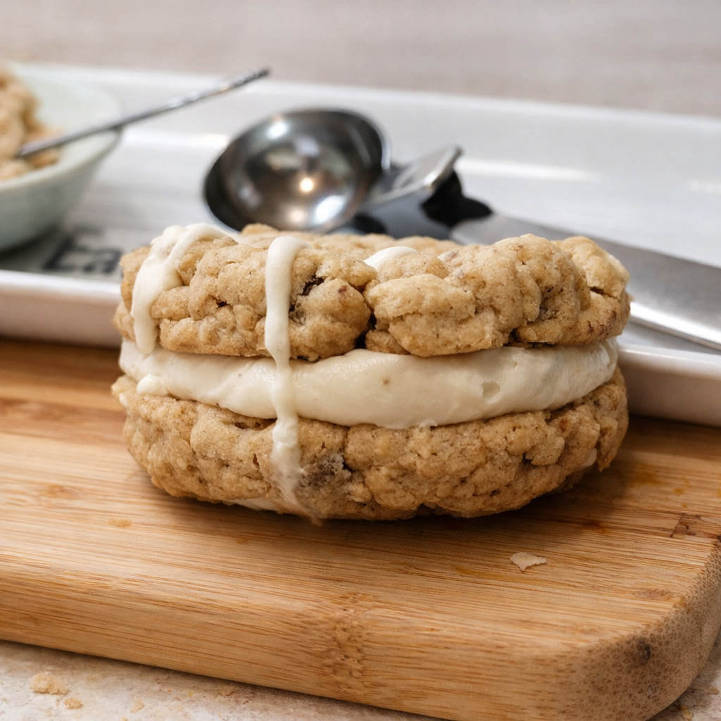 Bakery Jumbo Oatmeal Cream Pie Cookies – 6 Pack | 7.5 oz Each