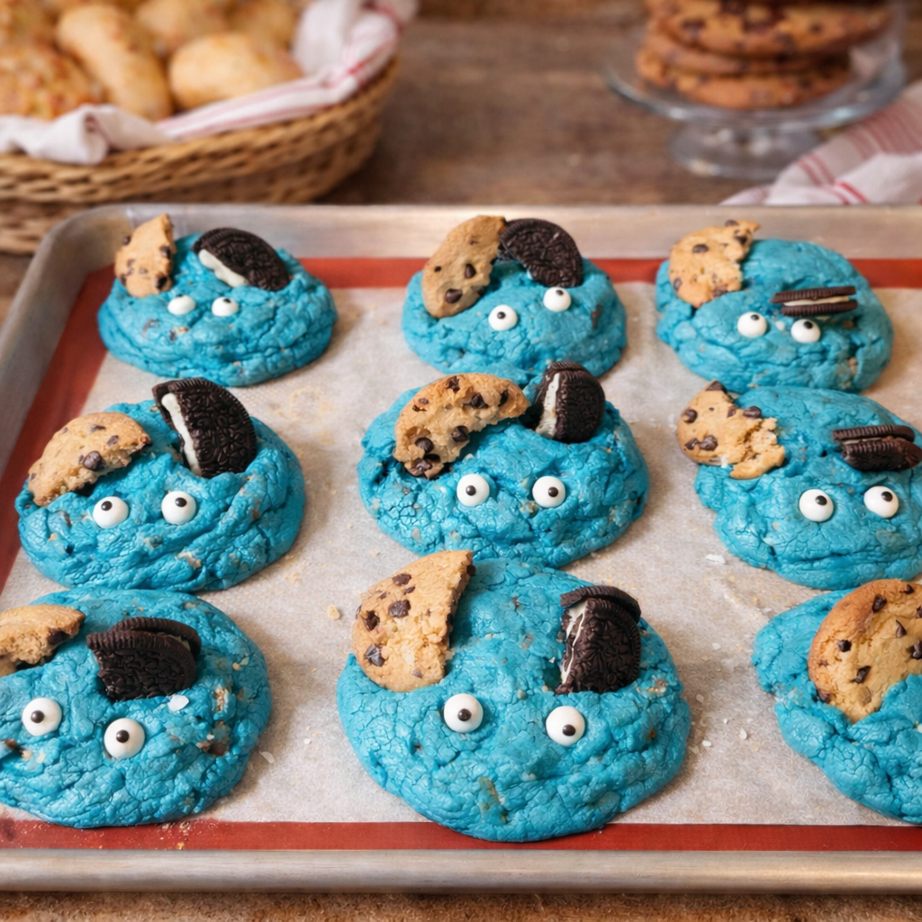 Ooey Gooey Monster Cookie