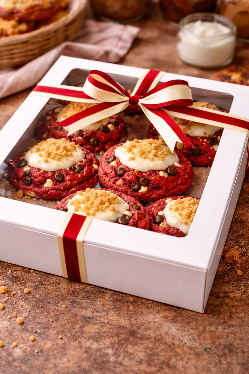 The Crimson Crunch Cookie 🏈